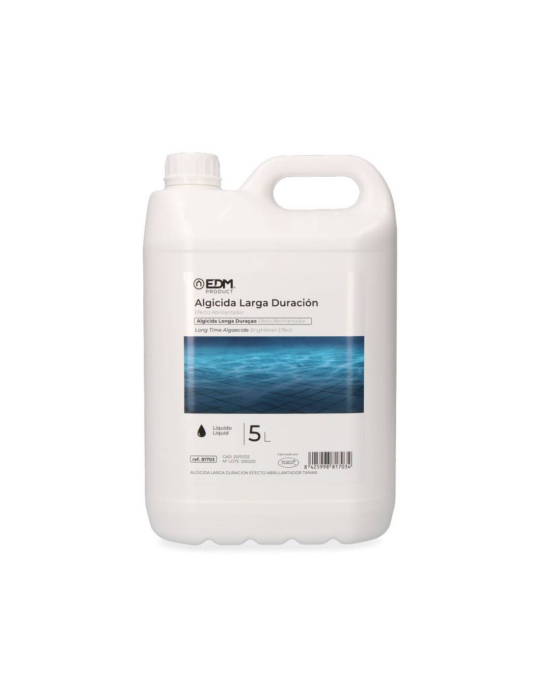 Algicide Lustrant Edm 5l élimine Algues, Effet Lustrant Durable - Edm - Image 2