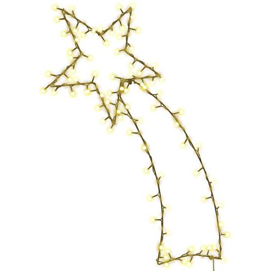 Grande Silhouette Étoile Filante 90cm LED 8 Modes USB Déco Murale Noël – ComfortXL Outdoor Living - Image 2