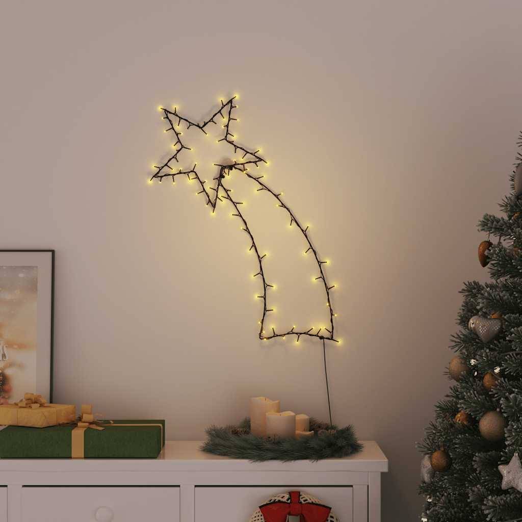 Grande Silhouette Étoile Filante 90cm LED 8 Modes USB Déco Murale Noël – ComfortXL Outdoor Living - Image 1