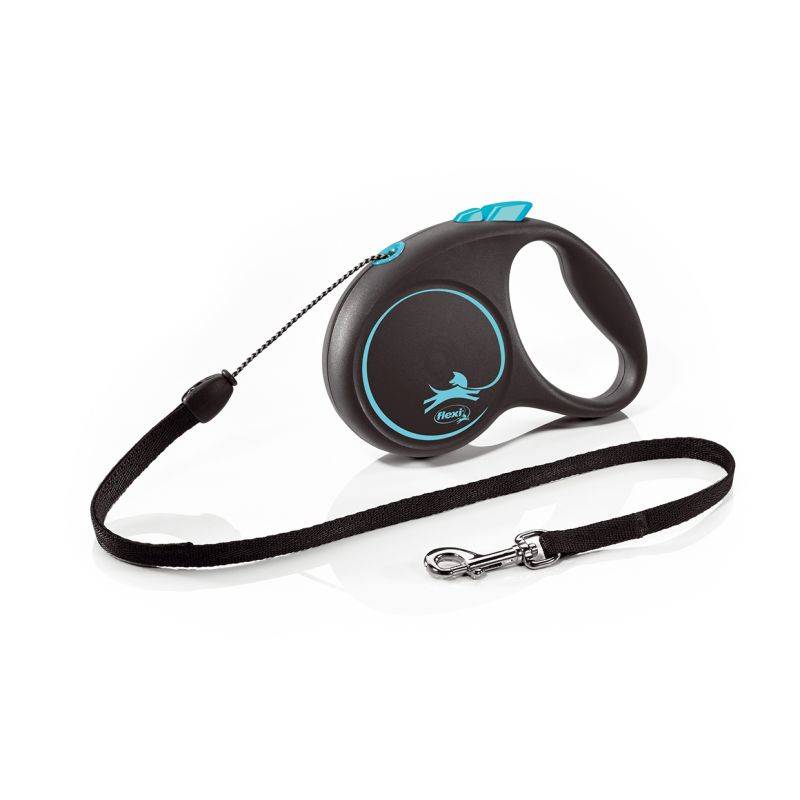 Flexi - Laisse Black Design S Cord 5m black/ blue FU12C5-251-S-CHBL Flexi - Image 1