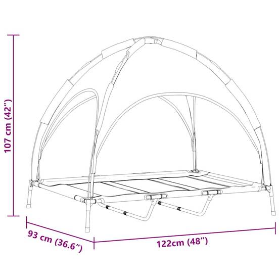 Panier acier bleu 122 x 93 x 106,5 cm - Prolenta premium p337.9 - Image 10
