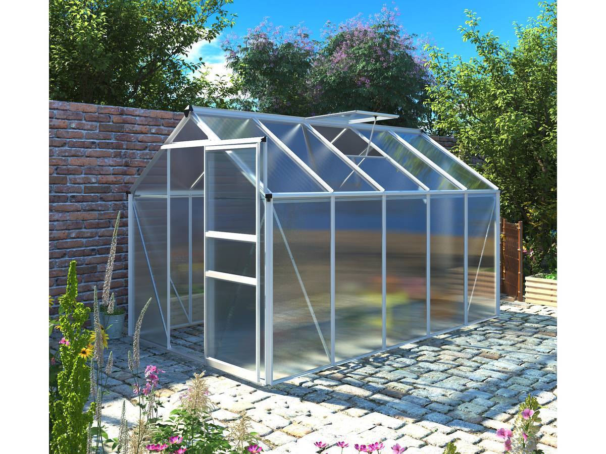 Habitat Et Jardin - Serre Jardin Polycarbonate "hortensia" - 6m² -habitat Et Jardin - Imagen 2