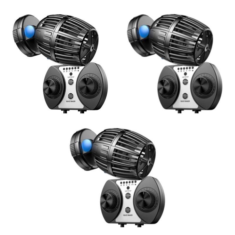 3 Pompes De Brassage, 1200 À 15000 l/h + Contrôleur Pour Aquariums marins