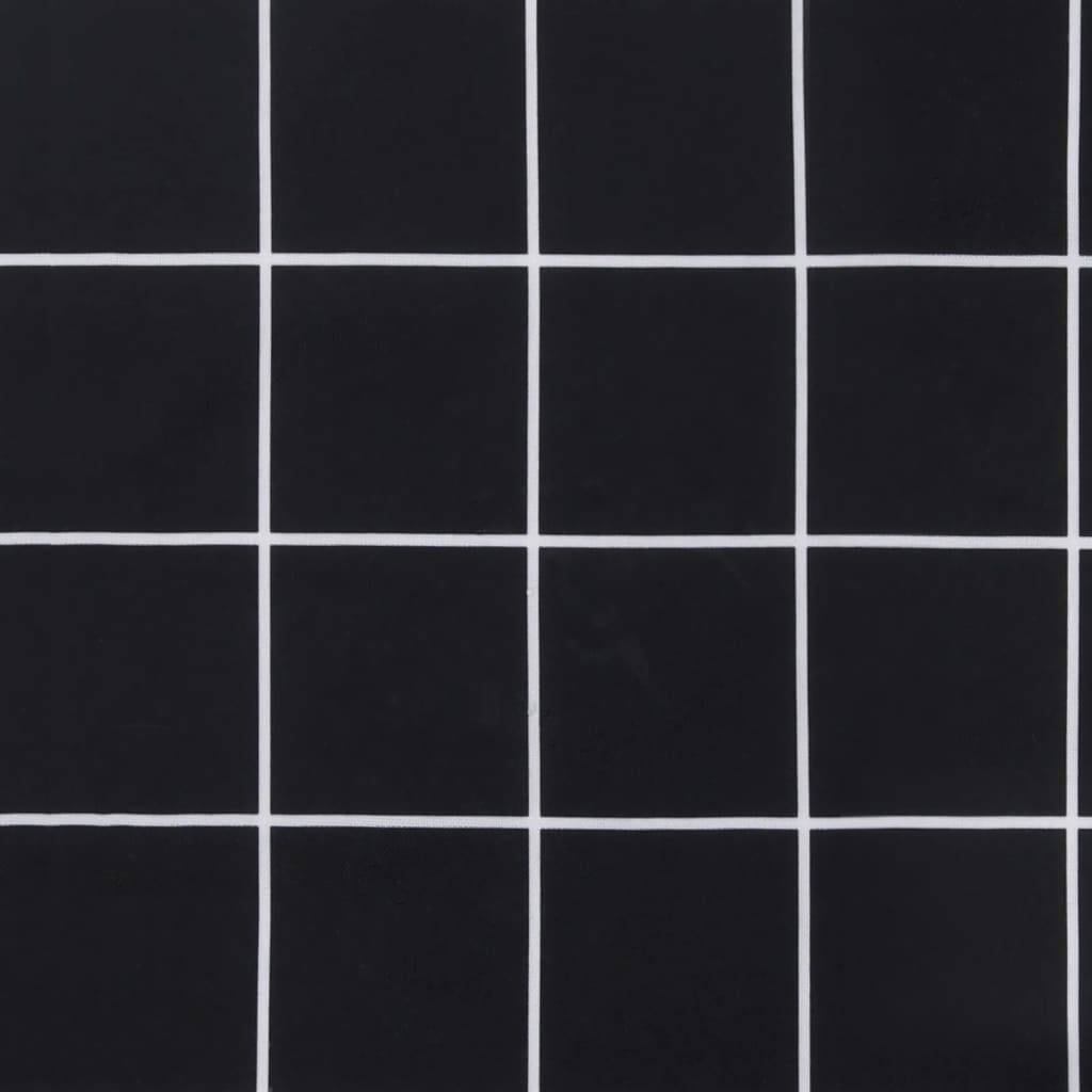 Lot de 2 Coussins d'extérieur - Coussins de chaise à dossier bas - Coussins de Siège pour intérieur et extérieur motif à carreaux noir - Image 9