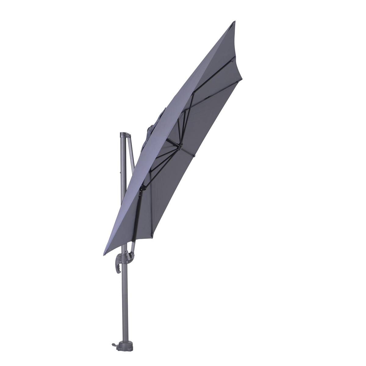 Garden Impressions - Parasol Hawaii S - 250 x 250 - noir charbon - gris foncé - Garden Impressions - Imagen 2