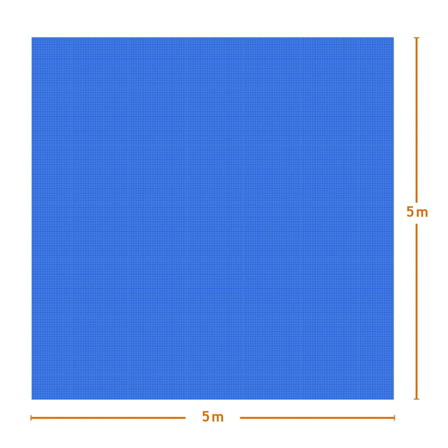Linxor - Bâche à bulles 5 m x 5 m pour piscine - 300 microns - Bleu - Linxor - Imagen 2