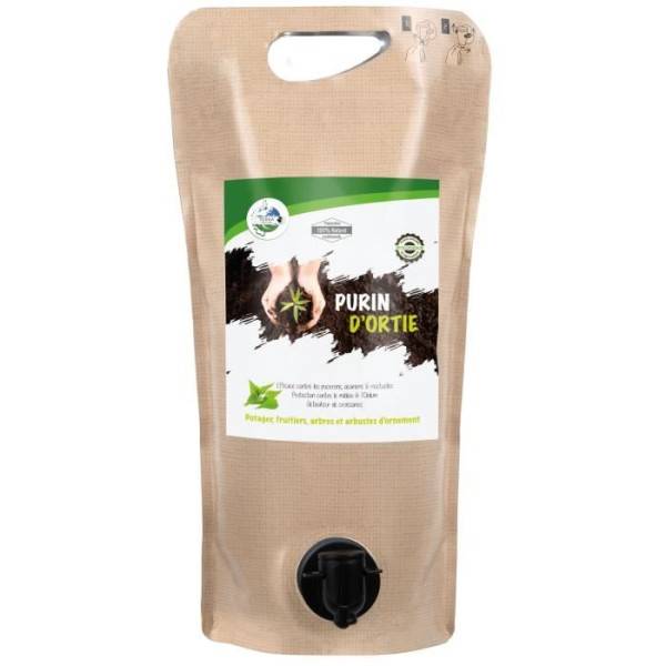 Terra Nostra Purin D'ortie - Pouch 2l Concentré - Préparation 100% Naturelle - Utilisable En Agriculture Biologique - Imagen 1