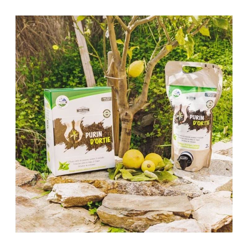 Terra Nostra Purin D'ortie - Pouch 2l Concentré - Préparation 100% Naturelle - Utilisable En Agriculture Biologique - Imagen 3