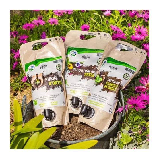 Terra Nostra Purin D'ortie - Pouch 2l Concentré - Préparation 100% Naturelle - Utilisable En Agriculture Biologique - Image 4