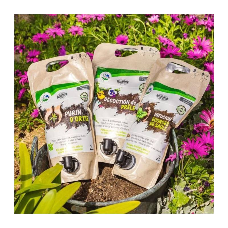 Terra Nostra Purin D'ortie - Pouch 2l Concentré - Préparation 100% Naturelle - Utilisable En Agriculture Biologique - Imagen 4