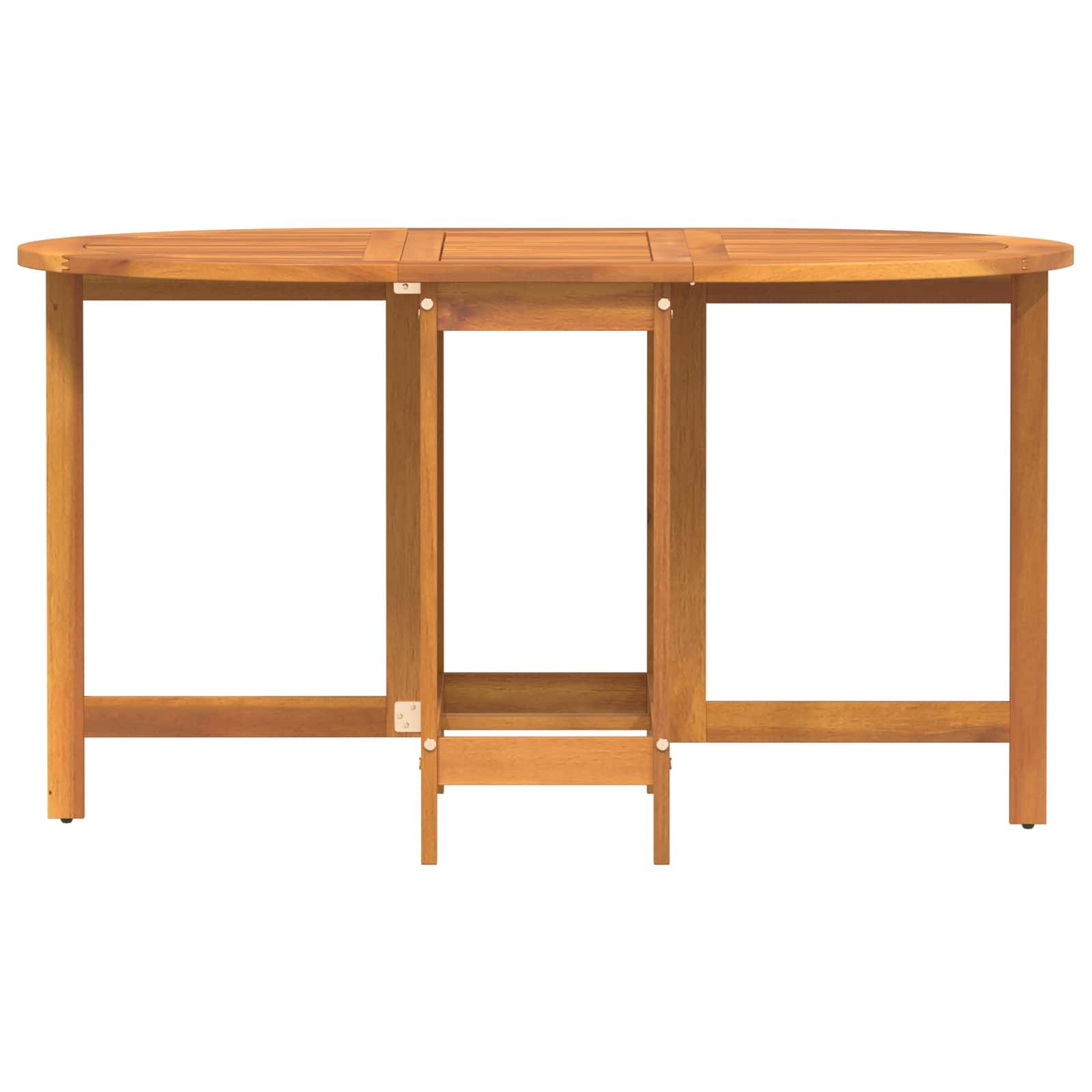 PANGIVO - Table de jardin pliable bois d'acacia massif marron 110 x 60 x 72 cm - PANGIVO - Image 3