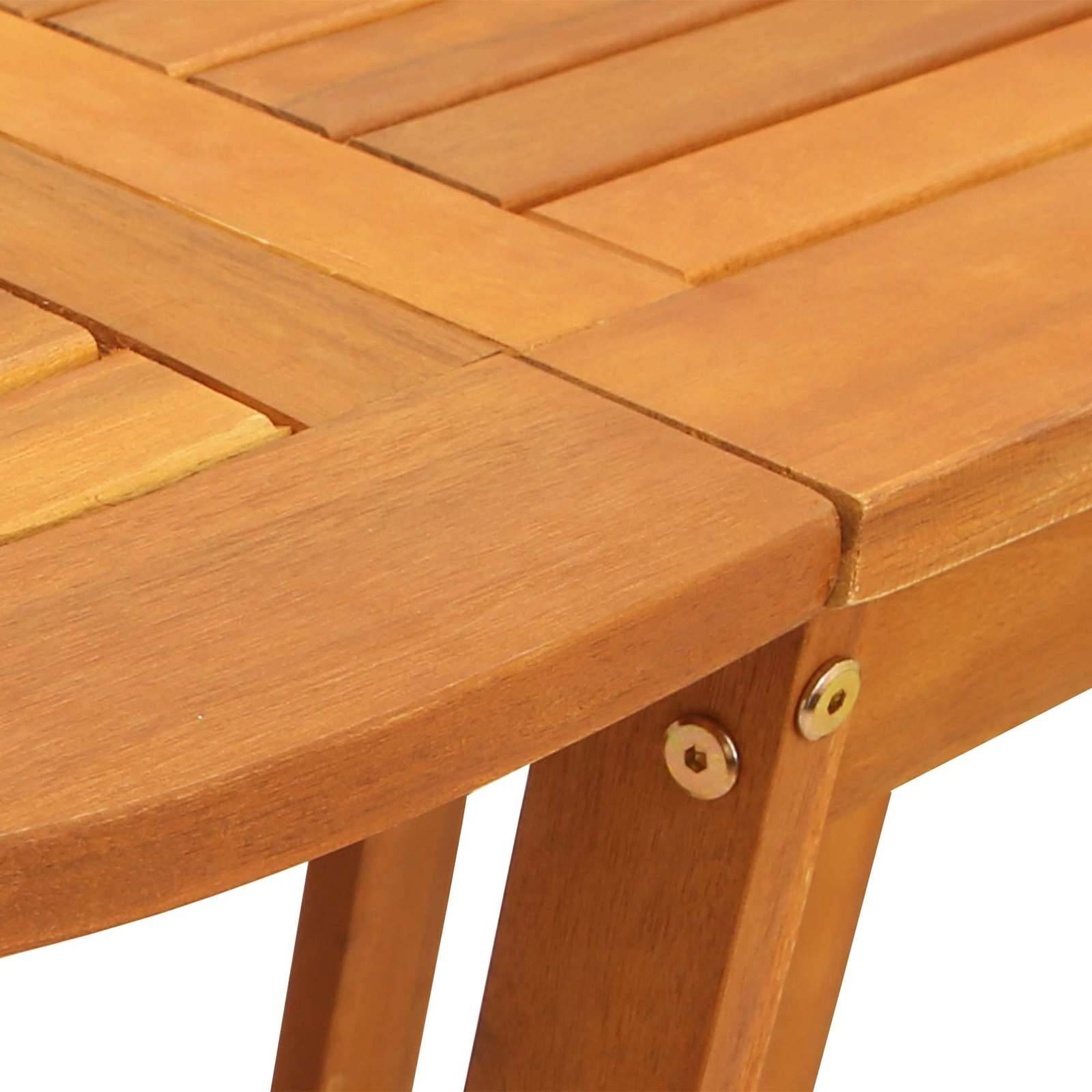 PANGIVO - Table de jardin pliable bois d'acacia massif marron 110 x 60 x 72 cm - PANGIVO - Image 6