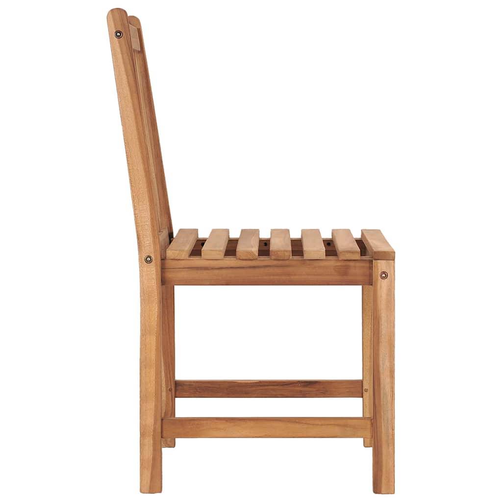 PANGIVO - Chaise de jardin bois teck rouge 50 x 53 x 90 cm - PANGIVO - Image 5