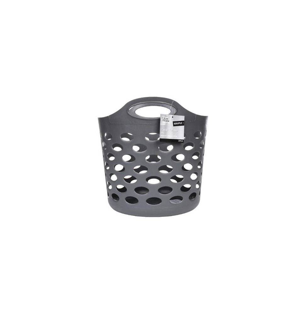 Panier à linge - 28 L - Gris - Image 3