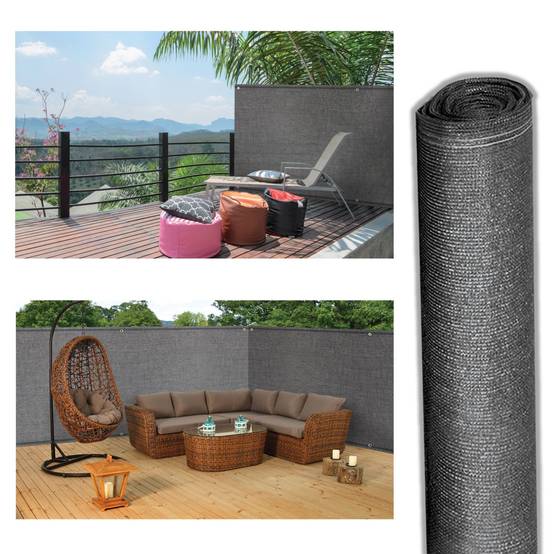 vounot Brise Vue Occultant 95% en HDPE Renforcé 230g/m2 avec Attaches vounot Brise Vue Occultant 95% en HDPE Renforcé 230g/m2 avec Attaches