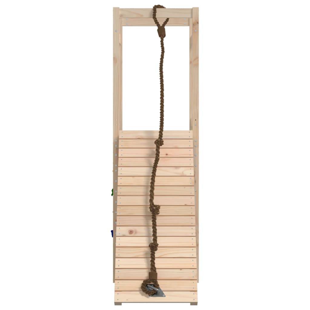 Helloshop26 - Aire de jeux d'extérieur robuste escalade corde jeux jardin 161 x 46,5 x 169 cm bois de pin massif - Imagen 3