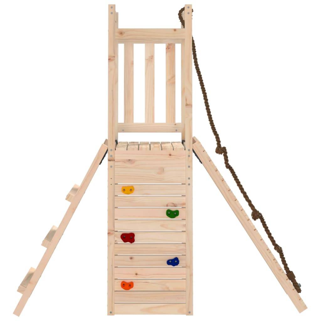 Helloshop26 - Aire de jeux d'extérieur robuste escalade corde jeux jardin 161 x 46,5 x 169 cm bois de pin massif - Imagen 2