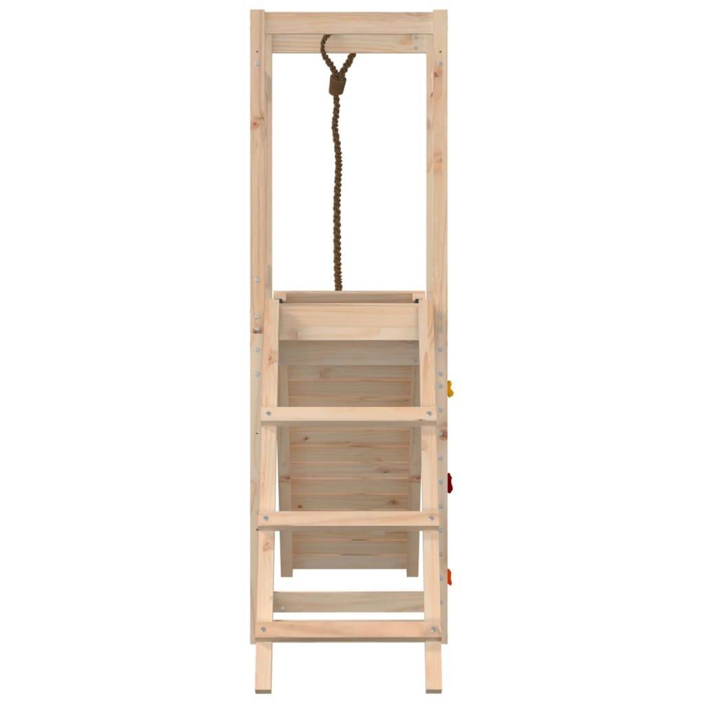 Helloshop26 - Aire de jeux d'extérieur robuste escalade corde jeux jardin 161 x 46,5 x 169 cm bois de pin massif - Imagen 4