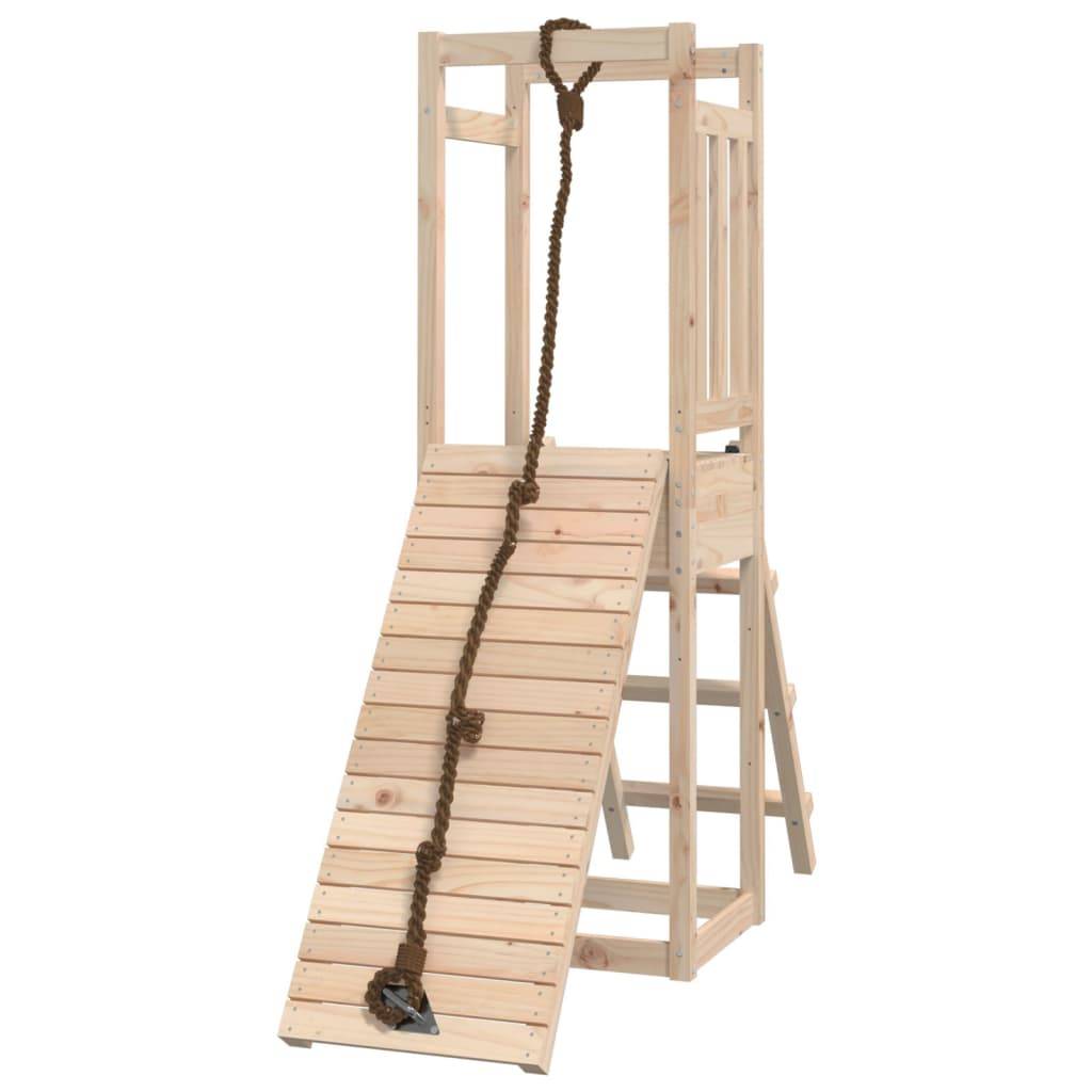 Helloshop26 - Aire de jeux d'extérieur robuste escalade corde jeux jardin 161 x 46,5 x 169 cm bois de pin massif - Imagen 5