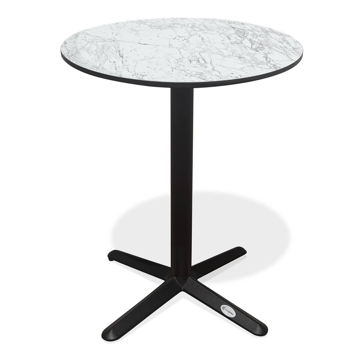 Table de Jardin Ronde "Bistro" 60cm Blanc - Image 1
