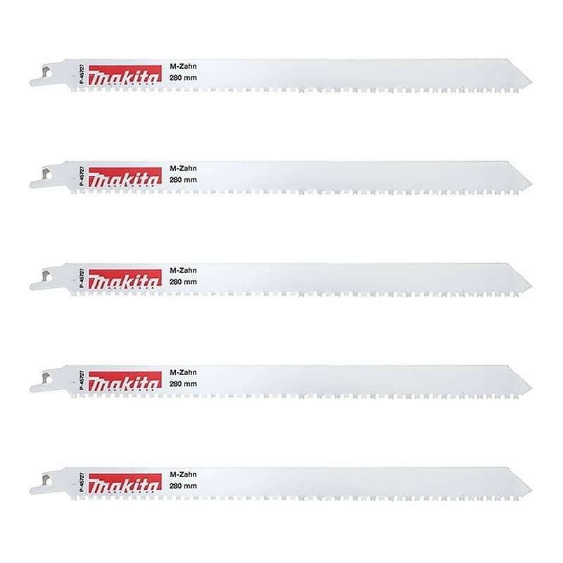 Makita - Lot de 5 Lames de scies récipros MAKITA P-45727 M-Force 280 mm Makita