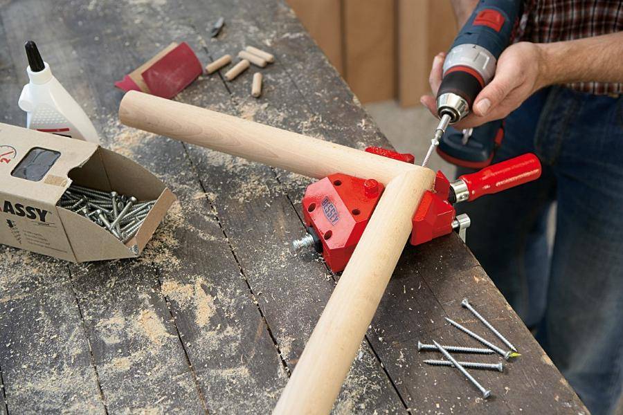 Presse-équerre WS - BESSEY - serrage 60 à l'équerre 2x100 mm - Poids 2 Kg - WS6 - Imagen 2