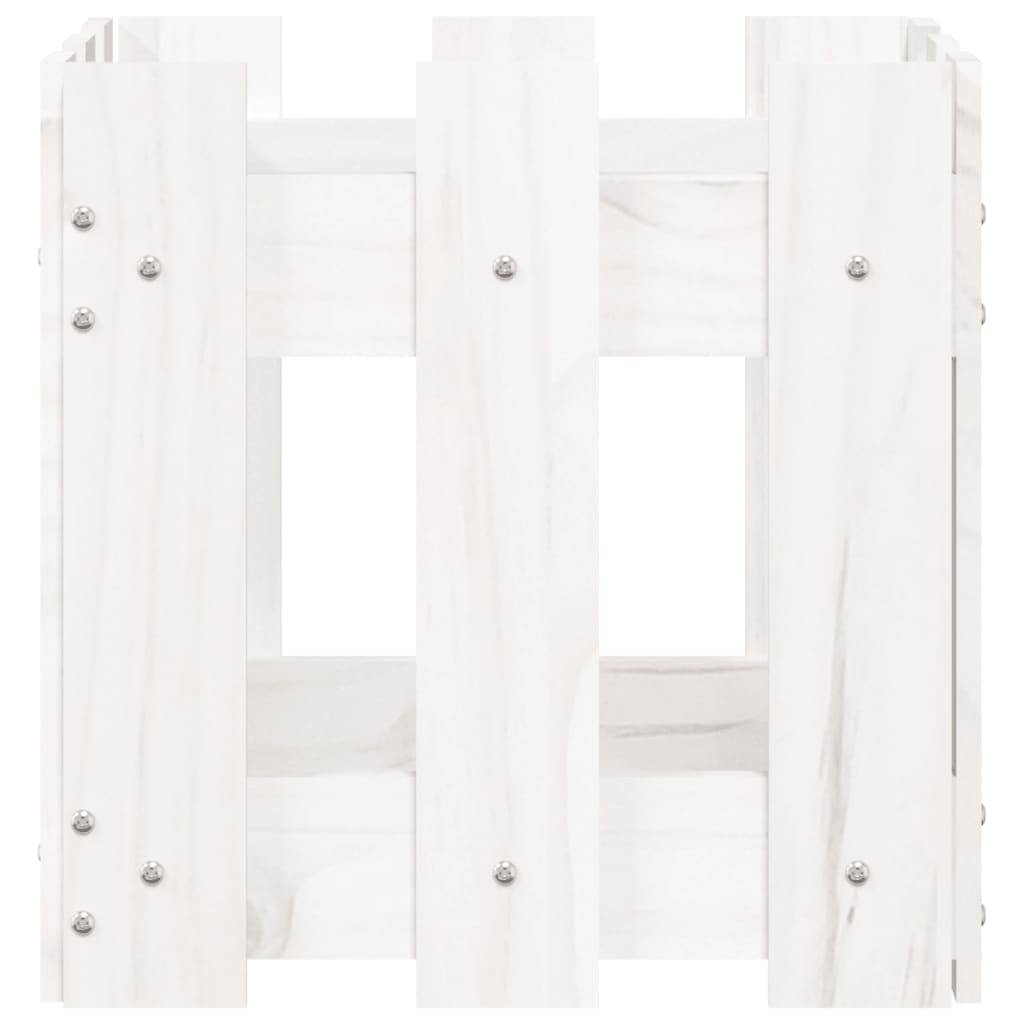 Prolenta Premium - Jardinière bois blanc  30 x 30 x 30 cm  - Prolenta premium p315.9 - Image 5