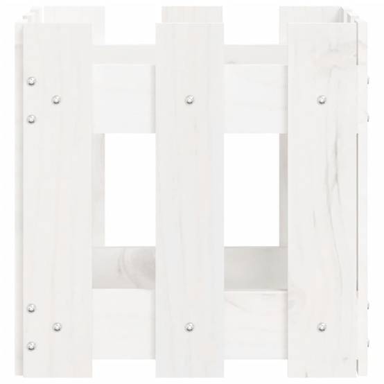Prolenta Premium - Jardinière bois blanc 30 x 30 x 30 cm - Prolenta premium p315.9 - Image 6