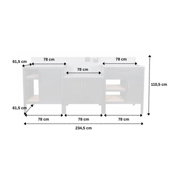 Somagic - Cuisine d'extérieur avec 3 modules - SOMAGIC - Image 4