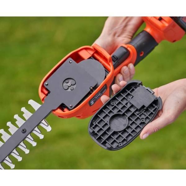 Sculpte-haies et cisaille a gazon sans fil + batterie 2Ah + chargeur - BLACK&DECKER - BCSS18D1-QW - 18V - Image 4