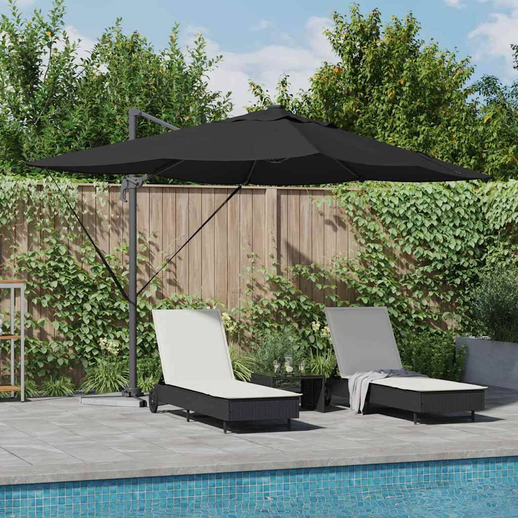 Maison Chic - Parasol de jardin | Parasol d'extérieur | Parasol Noir 352 x 251 x 265 cm Polyester et Aluminium Maison Chic - Image 2