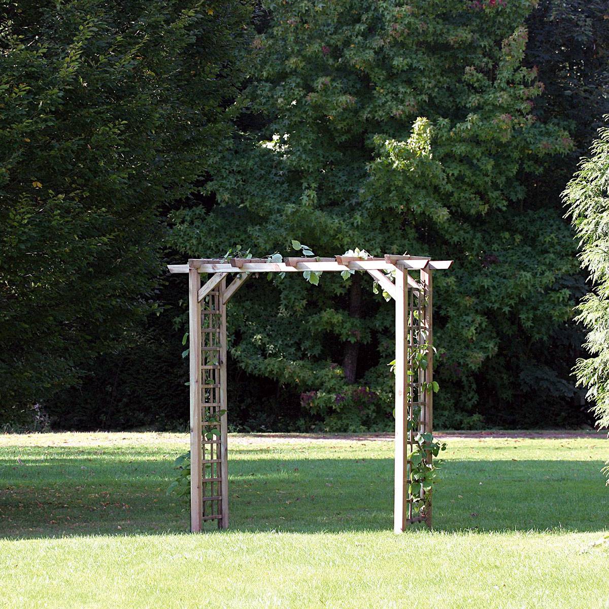 Arche jasmin droite + 4 supports poteaux à enfoncer - Cémonjardin - Imagen 3