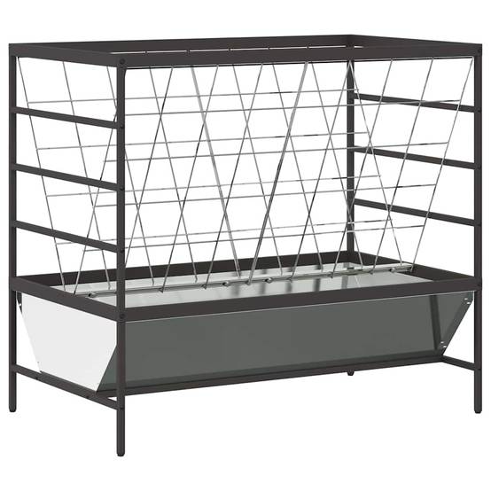 Distributeur Fourrage Galvanisé 15kg Grand Troupeau Argent - ComfortXL Outdoor Living - Image 2
