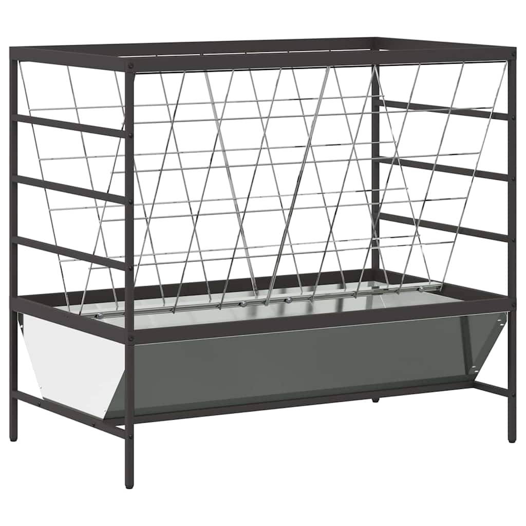 Distributeur Fourrage Galvanisé 15kg Grand Troupeau Argent - ComfortXL Outdoor Living - Image 2