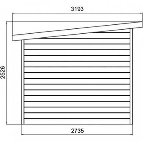 Abri de jardin VENEZIA en bois 8.57 m², Plancher Non - Imagen 4