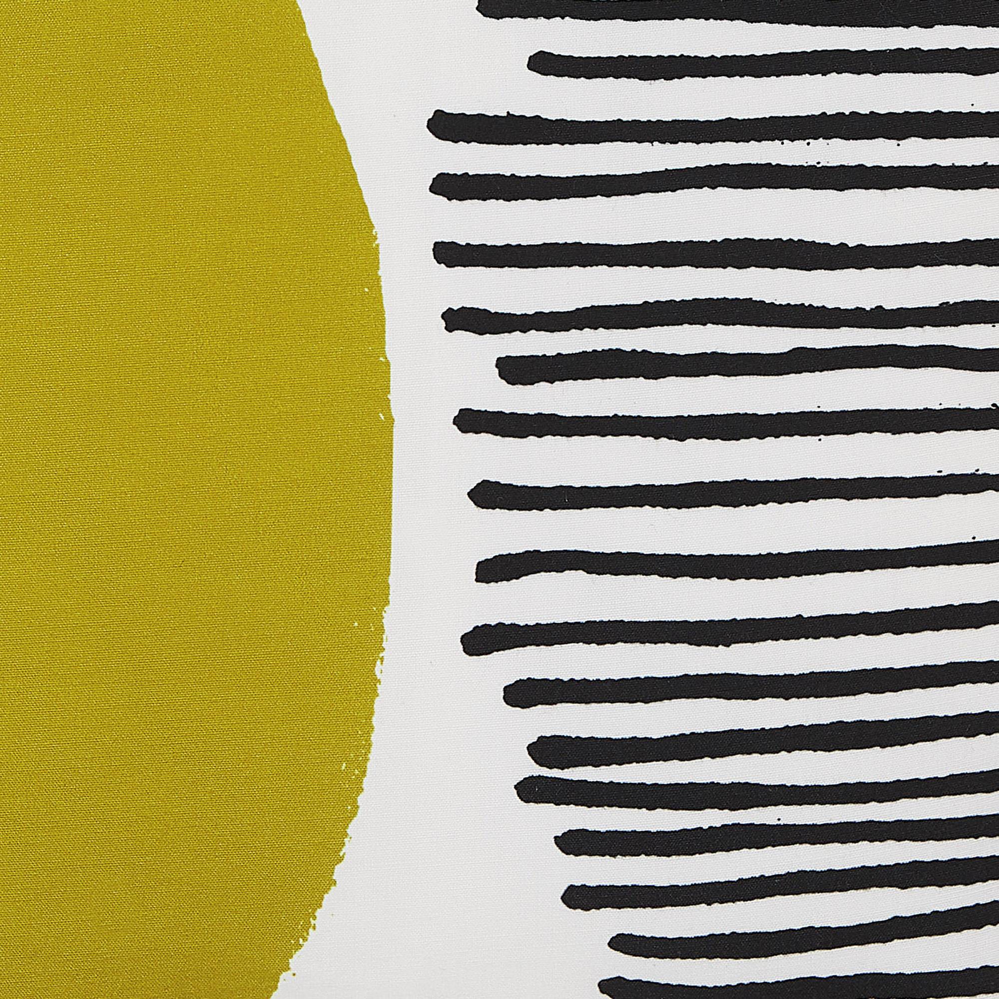 Beliani - Lot de 2 Coussins Décoratifs d'Extérieur à Motif Abstrait Jaune et Noir Fond Blanc Housse Amovible et Tissu Résistant pour Jardin Terrasse - Imagen 7