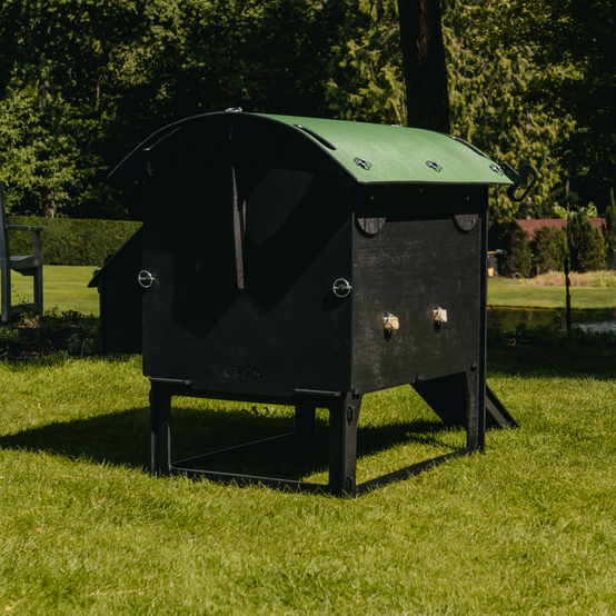 Poulailler Nestera The Lodge Medium 5 poules - Plastique recyclé - garanti 25 ans - Imagen 3