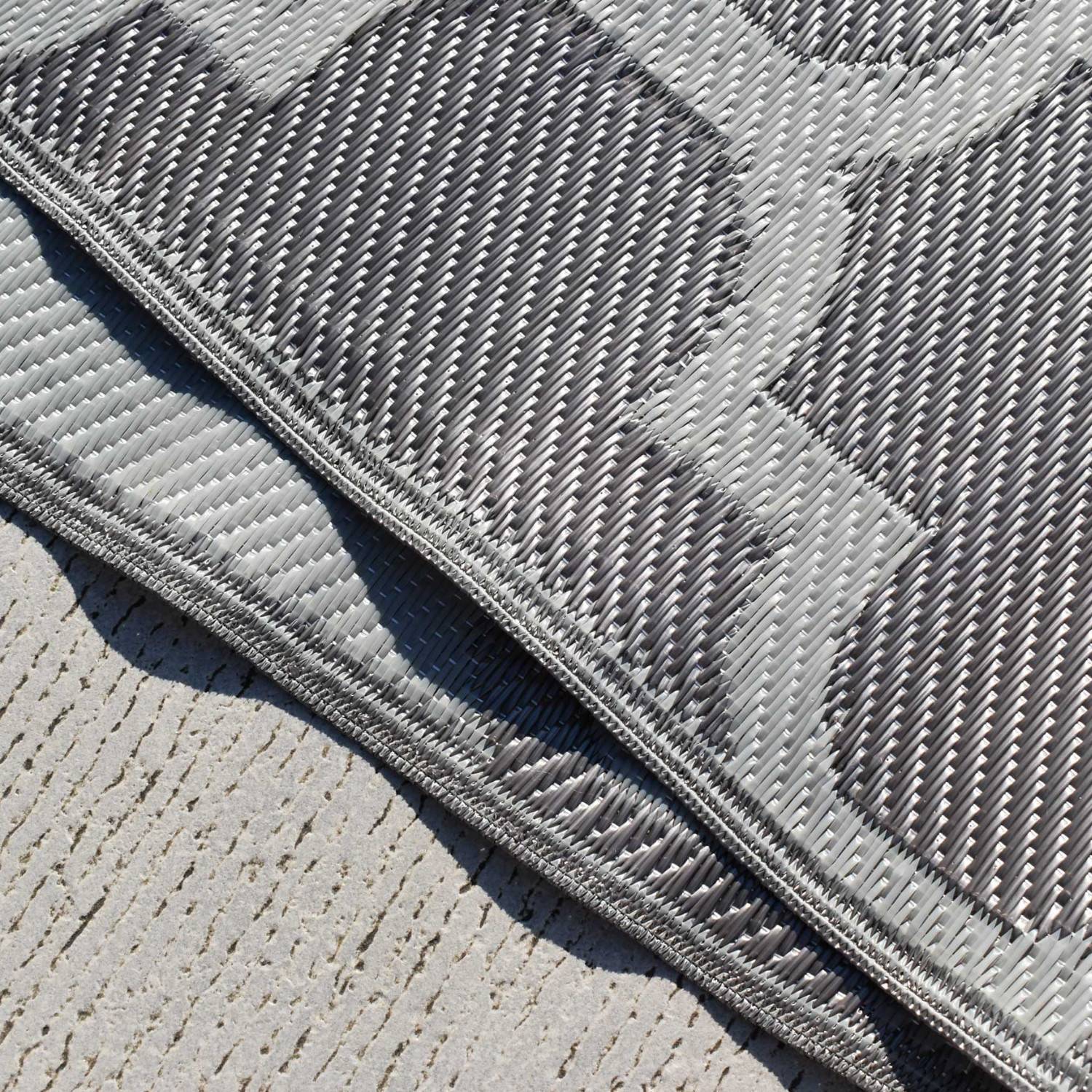 Autre - Tapis extérieur anthracite 120x160cm - Imagen 3