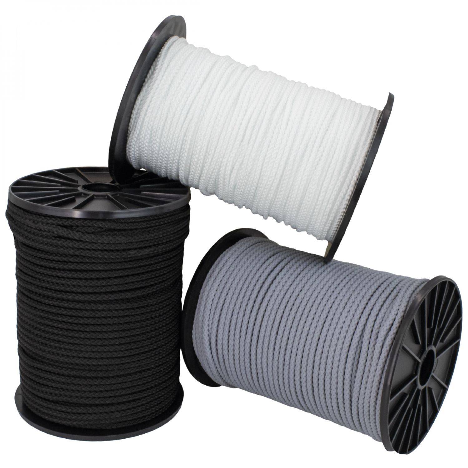 Linxor - Bobine de corde tressée 4 mm x 100 m - Gris - Linxor - Imagen 3