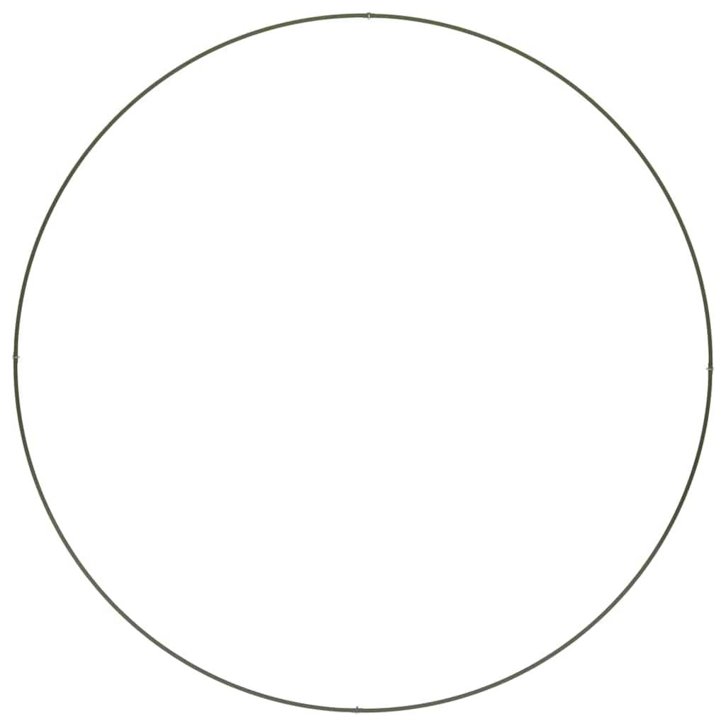 Grande Bordure de Jardin Ronde Acier Vert Olive Cercle de Plantation XXL Ø120x20 cm - ComfortXL Outdoor Living - Image 6