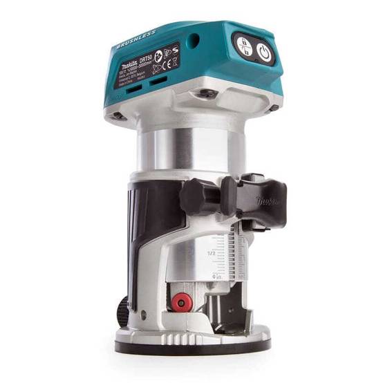Affleureuse 18 V LXT - MAKITA - avec 2 batteries 18V 5.0Ah - chargeur - accessoires - MakPak - DRT50RTJX3 - Image 2