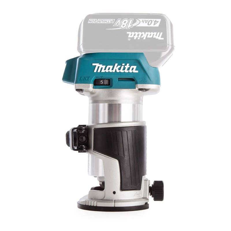 Affleureuse 18 V LXT - MAKITA - avec 2 batteries 18V 5.0Ah - chargeur - accessoires - MakPak - DRT50RTJX3 - Image 3