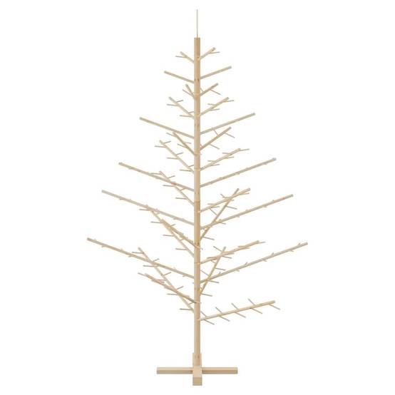Vidaxl - Arbre de Noël en bois Naturel 180 cm Bois massif en pin vidaXL 42018057 - Image 7