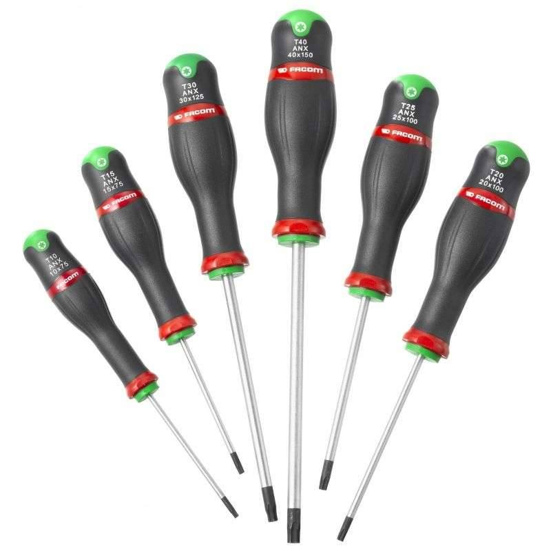 Facom - Jeu de 6 tournevis Protwist Torx FACOM ATX.J6PB Facom