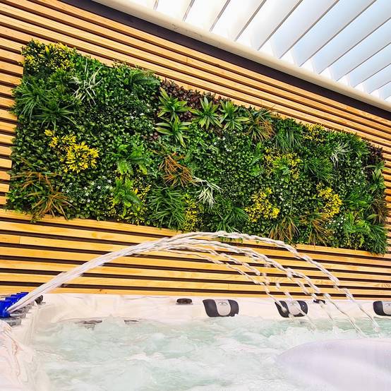 Plaque de 1m x 1m Mur Vegetale Artificiel Jungle MGS - Image 2