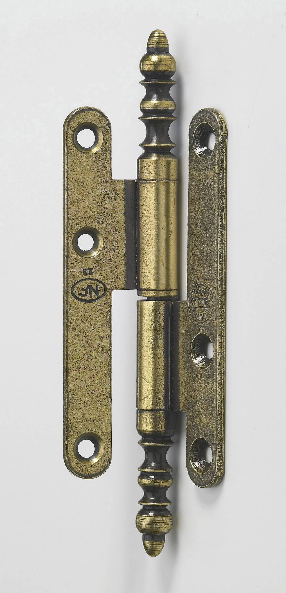 Paumelle acier pour meuble HETTICH, L.80 x l.45 mm - Image 2