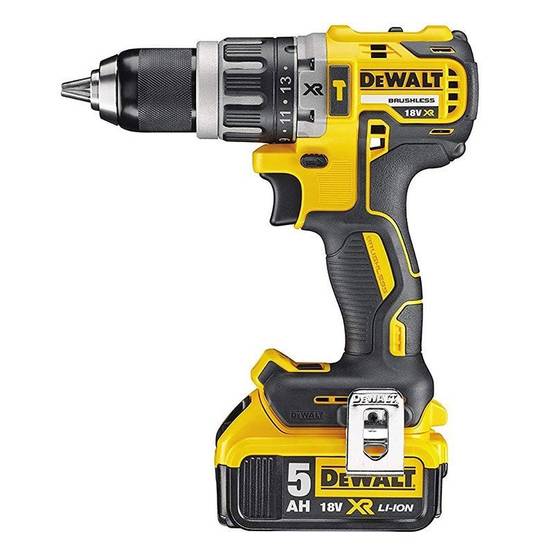 Pack 2 outils 18V DEWALT DCK266P2-QW : Perceuse-visseuse à percussion DCD796, Visseuse à choc DCF887, 2 batteries 5,0 Ah, coffret ToughSystem Dewalt - Image 2