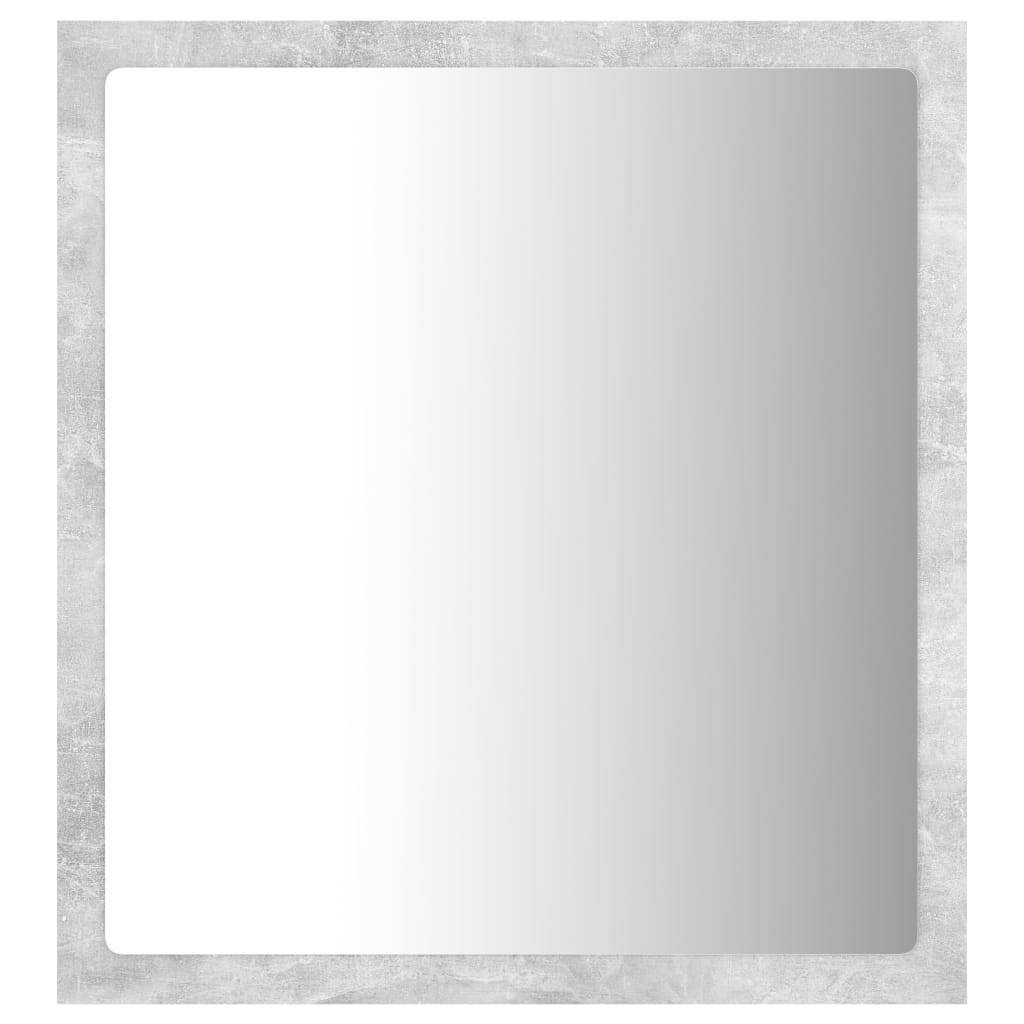 Helloshop26 - Miroir à led de salle de bain 40 x 8,5 x 37 cm acrylique gris - Imagen 2