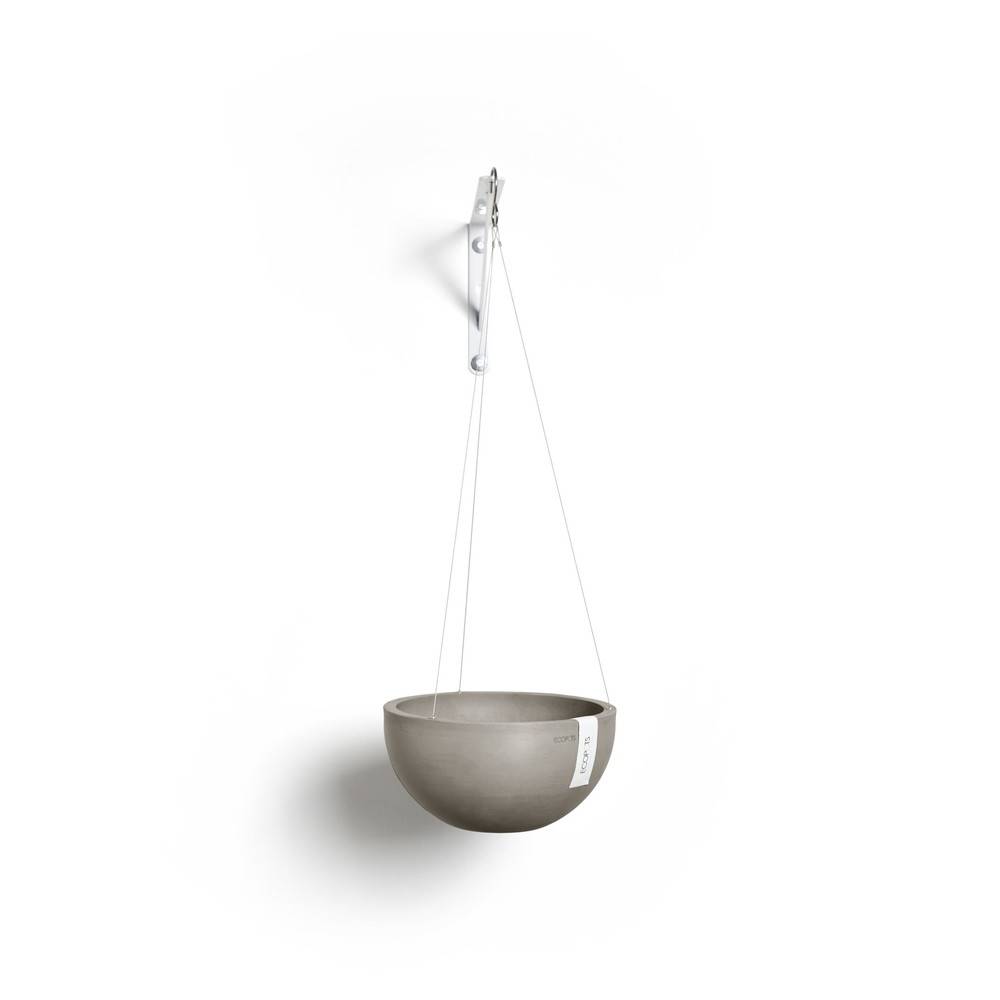 Ecopots - Pot supsendu Brussels 27 Taupe - Ø 26,5 x H. 13 cm - 4,2 L ECOPOTS - Imagen 4