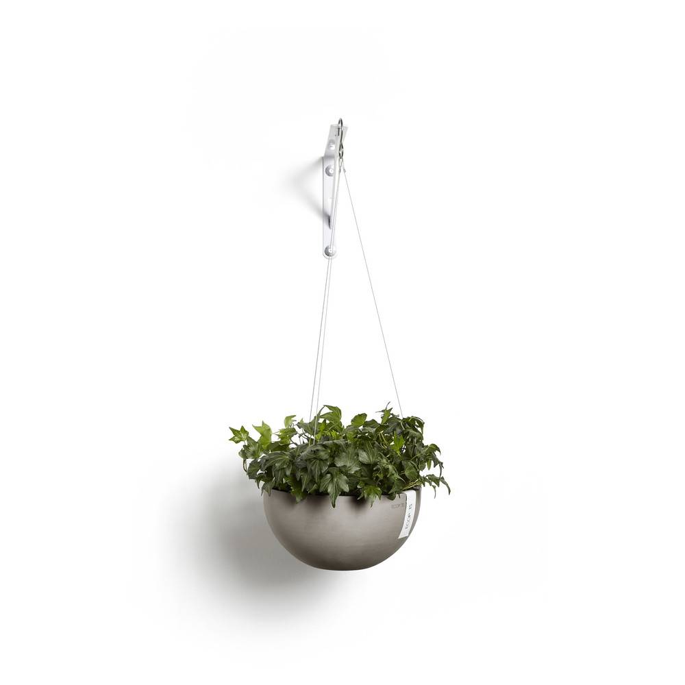 Ecopots - Pot supsendu Brussels 27 Taupe - Ø 26,5 x H. 13 cm - 4,2 L ECOPOTS - Imagen 3